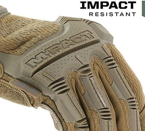 Mechanix Wear Pirštinės Mechanix M-Pact® Coyote XXL dydis. Velcro, TrekDry®, dirbtinė oda, delno, krumplių, Armortex®, pirštų apsauga, D30® apsauga nuo vibracijosvibracijos