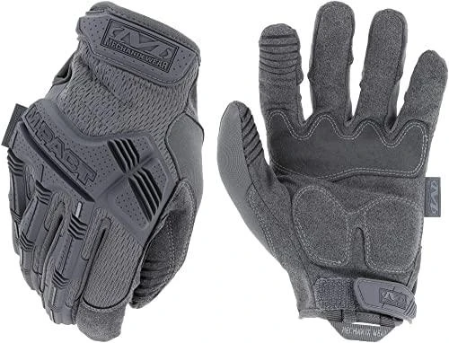 Mechanix Wear Pirštinės Mechanix M-Pact® Wolf Pilkas pilkos S dydis. Velcro, TrekDry®, dirbtinė oda, krumplių apsauga, antivibracinė deldo sritis