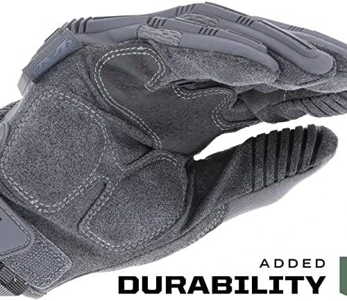 Mechanix Wear Pirštinės Mechanix M-Pact® Wolf Pilkas pilkos S dydis. Velcro, TrekDry®, dirbtinė oda, krumplių apsauga, antivibracinė deldo sritis