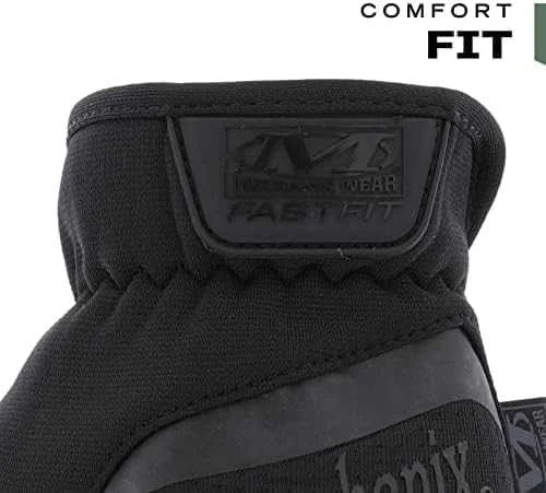 Mechanix Wear Pirštinės Mechanix The Original® Covert 55 juodos S dydis. Velcro, dirbtinė oda, TrekDry®