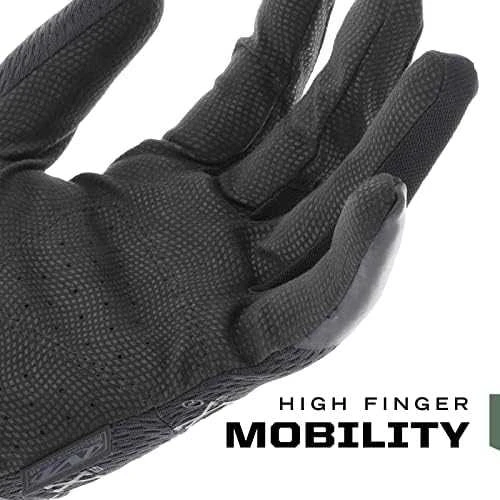 Mechanix Wear Pirštinės Mechanix Specialty 0.5 visos juodos XL 0,5mm storio delnas. Velcro, dirbtinė oda, TrekDry®, Lycra