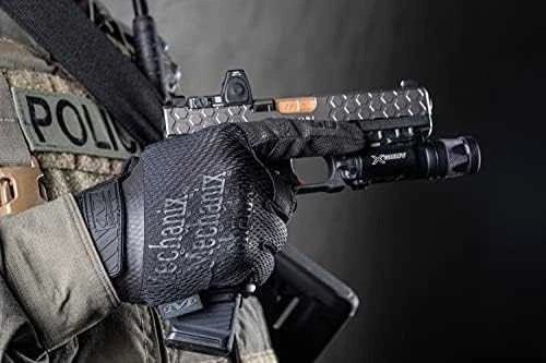 Mechanix Wear Pirštinės Mechanix Specialty 0.5 visos juodos XL 0,5mm storio delnas. Velcro, dirbtinė oda, TrekDry®, Lycra