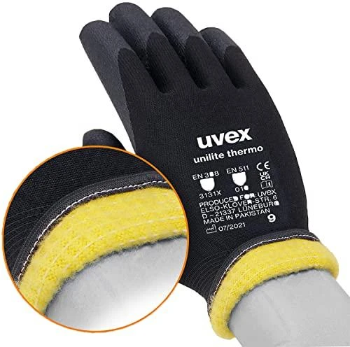 Žieminės pirštinės Uvex Unilite Thermo Plus, 9 dydis