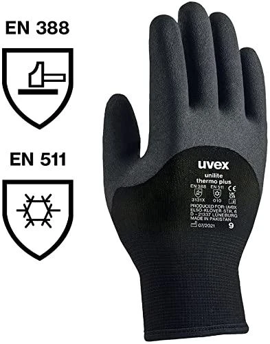 Žieminės pirštinės Uvex Unilite Thermo Plus, 9 dydis