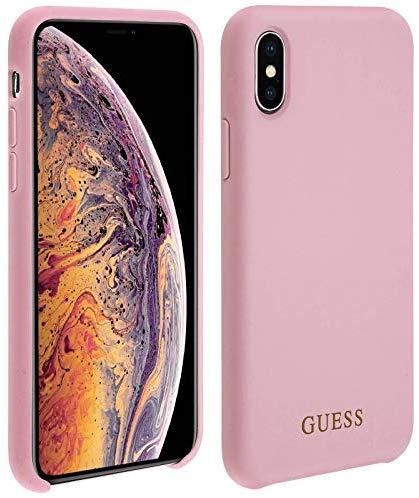 Dėklas Guess GUHCI65LSGLLP iPhone Xs Maxlight pink/šviesiai rausva hard case Silicone