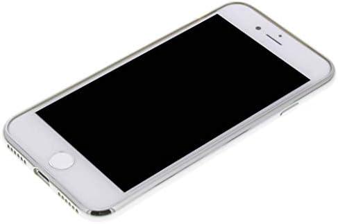 Guess GUHCP7TRHS „iPhone 7“ širdelės formos sidabrinis kietas dėklas su parašu