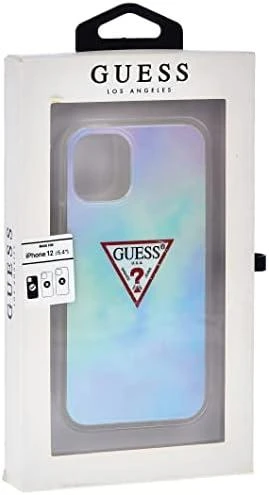 Guess GUHCP12SPCUMCGC02 iPhone 12 mini 5,4″ mėlynas kietas dėklas Tie & Die Collection