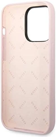Dėklas Guess Silicone Triangle Case for iPhone 13 Pro / 13 6.1" - Violetinė