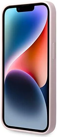 Dėklas Guess Silicone Triangle Case for iPhone 13 Pro / 13 6.1" - Violetinė