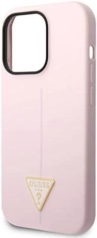 Dėklas Guess Silicone Triangle Case for iPhone 13 Pro / 13 6.1" - Violetinė