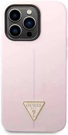 Dėklas Guess Silicone Triangle Case for iPhone 13 Pro / 13 6.1" - Violetinė