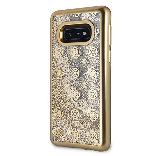 Dėklas Guess GUHCS10LPEOLGGO S10e G970 auksinė/auksinis hard case 4G Peony Liquid Glitter