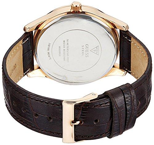 Laikrodis GUESS W0608G1. Kwarcowy, Kolor smėlio spalva. Mężczyzna.