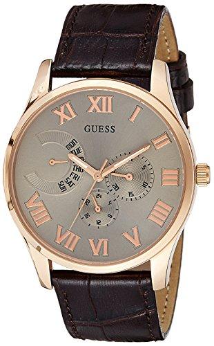 Laikrodis GUESS W0608G1. Kwarcowy, Kolor smėlio spalva. Mężczyzna.