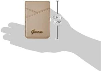 Guess Piniginės kortelės lizdas GUWMSSASLGO MagSafe Saffiano zoty/auksinis