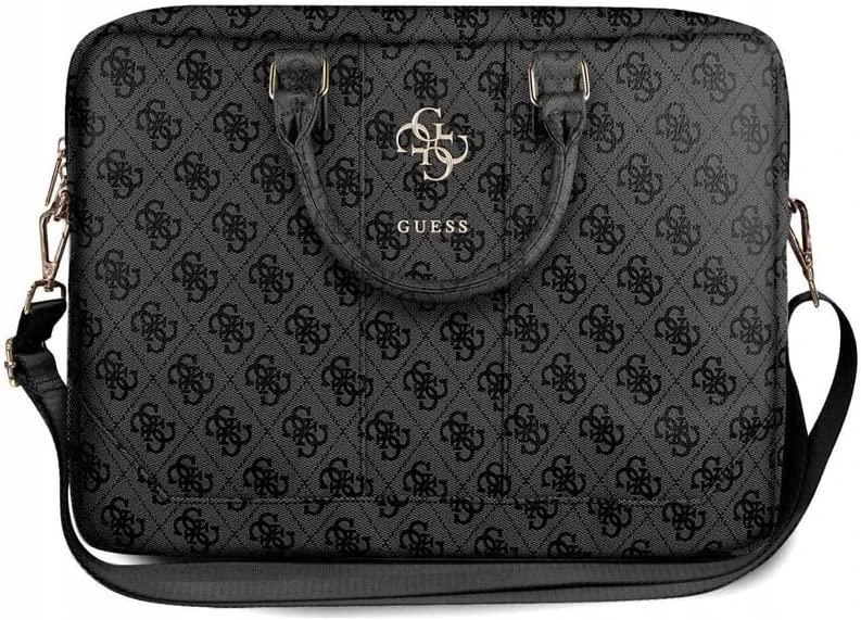 Guess 4G Big Logo krepšys kompiuteriui 16'' – pilkos spalvos