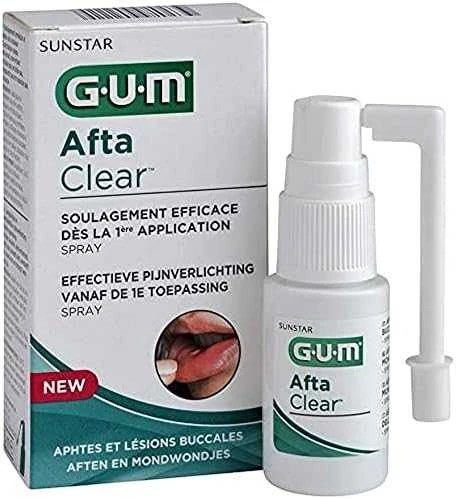 "Sunstar" kramtomosios gumos purškiklis "Afta Clear" 15ml