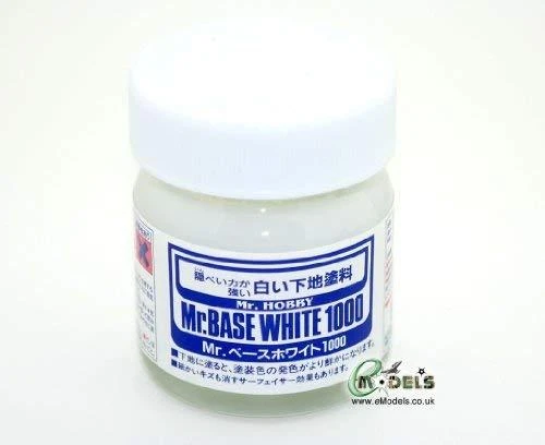 Mr Hobby Mr.Hobby Mr. Base Baltas 1000 gruntas 40 ml – baltas paviršinis gruntas SF-283
