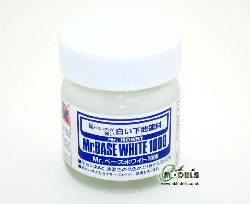 Mr Hobby Mr.Hobby Mr. Base Baltas 1000 gruntas 40 ml – baltas paviršinis gruntas SF-283