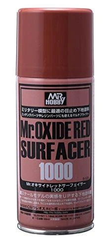 Mr Hobby Mr.Hobby Mr.Oxide Raudona Surfacer 1000 gruntas purškiamas, 170 ml