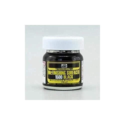 Mr Hobby Mr.Hobby Mr. Finishing Surfacer 1500 juodas gruntas 40 ml, SF-288