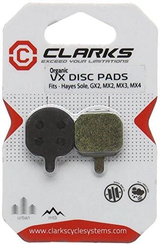 Clarks HAYES stabdžių kaladėlės (padas, GX2, MX2, MX3, MX4)
