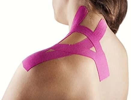 Kineziologinis teipas GYMSTICK 5m x 5cm juodas