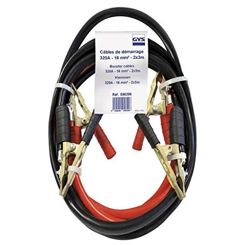 Užvedimo laidai 320A 2x3M. 16mm2 GYS