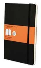 Užrašų knygutė Moleskine Classic 13x21cm, linijomis, minkštu viršeliu, juodos spalvos