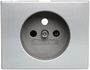 Berker Hager K.5 Aliuminio lizdo galvutė (3965757003)