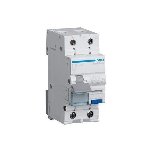 Hager Polo ADC966D RCBO 2P C16A 0.03A Tipas AC ADC966D