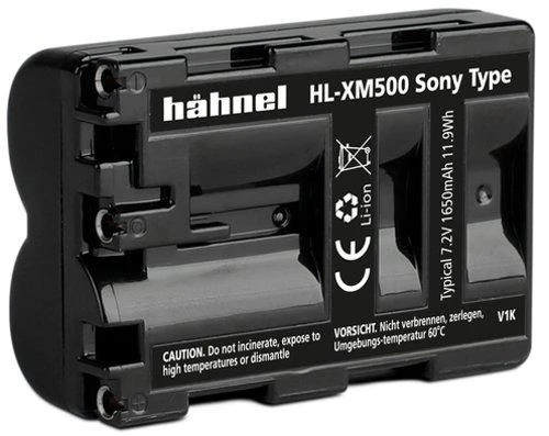 Hähnel Hahnel HL-XM500 - Lithium-Ion (Li-Ion) - 1500 mAh - 7.2 V - Juodas