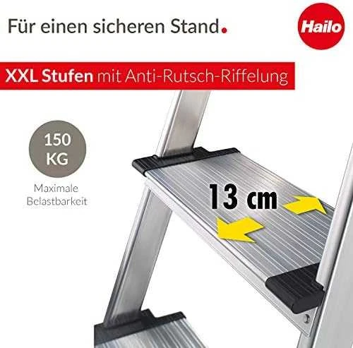 Hailo Kapnes majsaimniecibas L80 ComfortLine / aluminija / 7 pakapieni