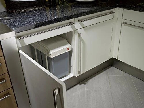 Hailo Spintelės šiukšliadėžė Multi-Box Duo, kreminė, 2x14l, L dydžio