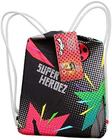 MCU Miraculous Ladybug ''Lucky Charm'' Sengetøj inkl. rygsæk, 100 bomuld