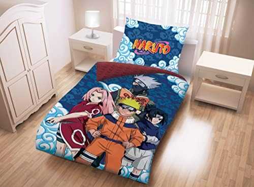 Patalynės komplektas MCU Patalynė medvilninė 140x200 Naruto užvalkalas 70x90 3257BL Halantex