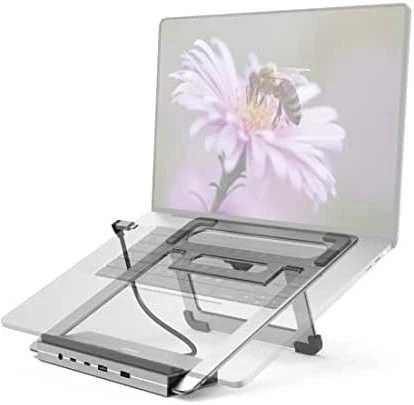 Hama USB-C prijungimo stotelė Connect 2 biuro stovas, nešiojamasis kompiuteris, 12 prievadų