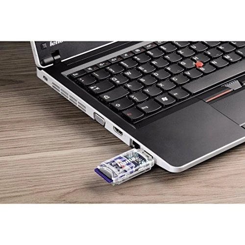Hama USB 2.0 kortelių skaitytuvas 8in1 SD/Micro SD skaidrus 91092