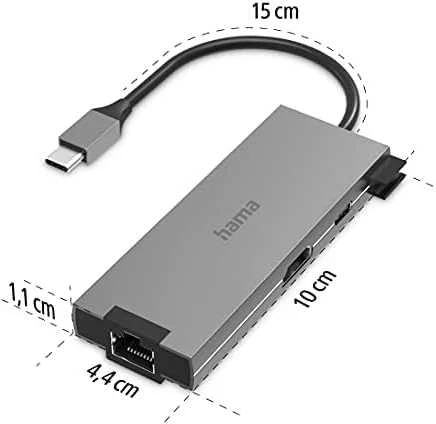 Hama kelių prievadų USB-C stotis / replikatorius (002001090000)