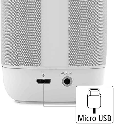 Hama BLUETOOTH MOBILE SPEAKER "TUBE 2.0" Baltas