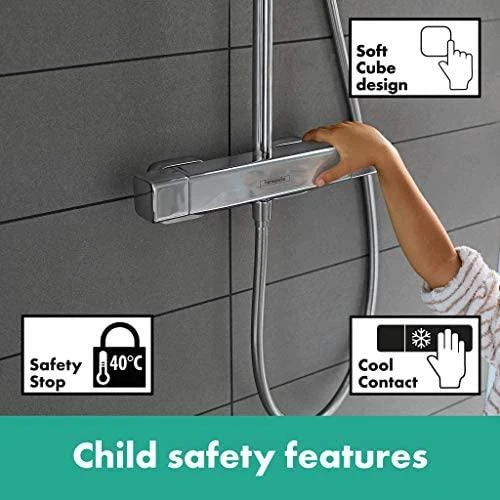 Hansgrohe Ecostat E termostatinis dušo maišytuvas. chromas