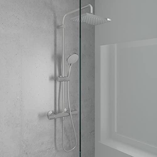 Termostatinė dušo sistema Hansgrohe Vernis Shape 230 1 Jet 26286000, nerūdijančio plieno