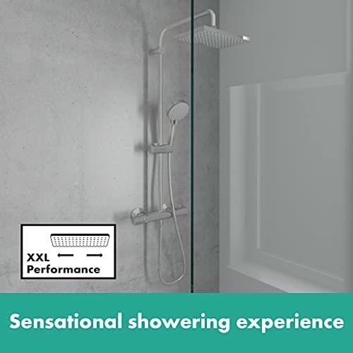 Termostatinė dušo sistema Hansgrohe Vernis Shape 230 1 Jet 26286000, nerūdijančio plieno
