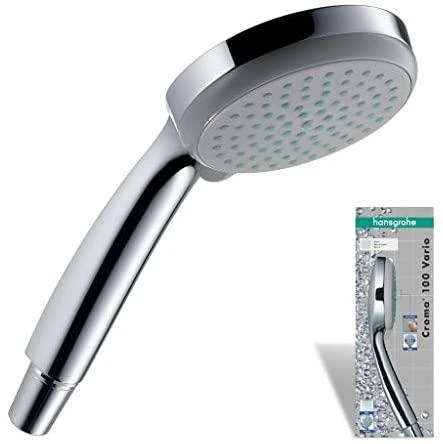 Hansgrohe „Croma 100 Vario“ rankinio dušo purkštuvas, chromuotas