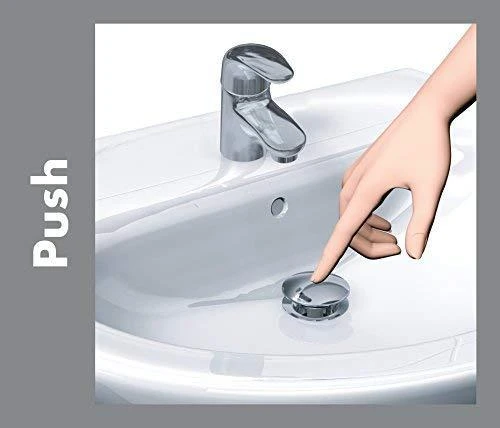 Hansgrohe Push-open atliekų rinkinys baseino ir bidė maišytuvams