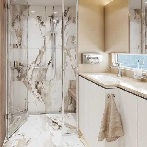 Dvigubas rankšluosčių kabliukas Hansgrohe AddStoris 41755000, chromo