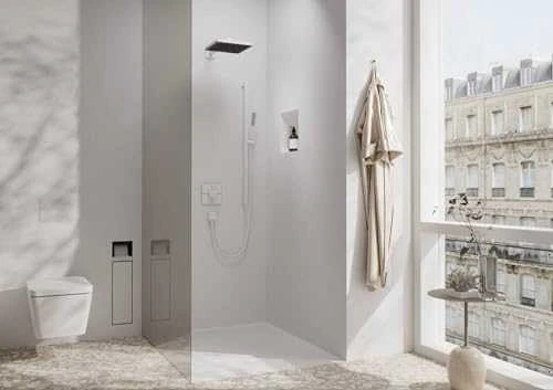 Rankšluosčio kabliukas Hansgrohe AddStoris 41742700, Matt Baltas