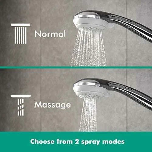 Hansgrohe „Crometta 85 Vario“ rankinio dušo purkštuvas, chromuotas