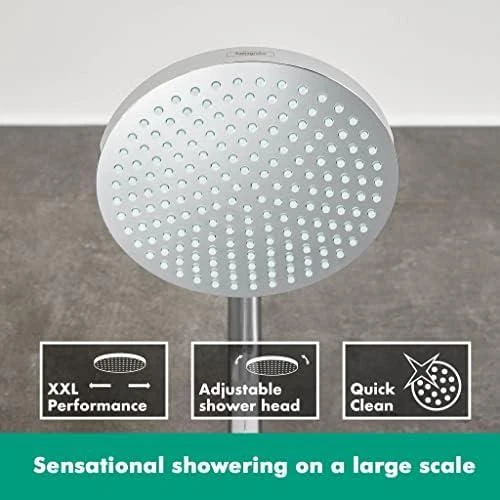 Dušo komplektas su termostatiniu maišytuvu Hansgrohe Crometta S 240 1jet EcoSmart, 27268000