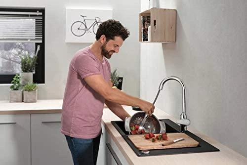 Maišytuvas su ištraukiama žarna Hansgrohe 71800000